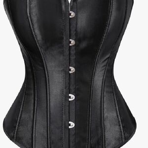 Women’s Black Sexy Bustier Corset Top Lingerie best top Sz 38